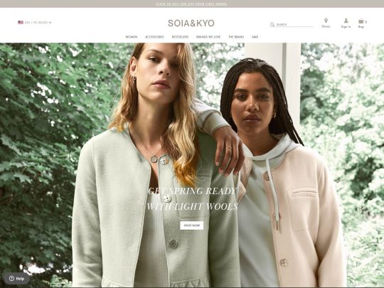 Soia and Kyo review, a site that is one of many popular Women's Jacket Stores
