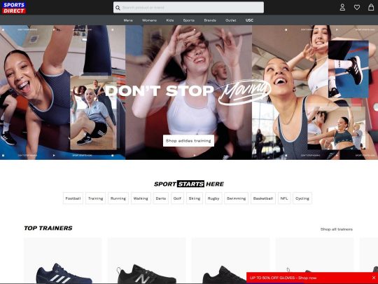 SportsDirect review, a site that is one of many popular Sports Clothing Stores