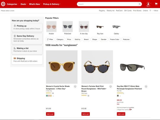 Target Sunglasses review, a site that is one of many popular Sunglasses Stores
