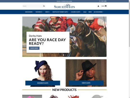 SamuelsHats review, a site that is one of many popular Popular Hat Stores
