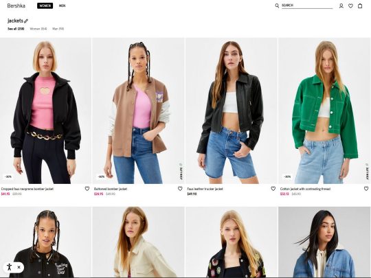 Bershka Jackets review, a site that is one of many popular Popular Jacket Stores