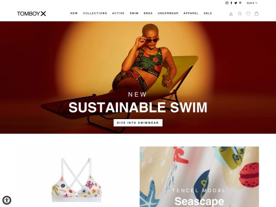 TomboyX review, a site that is one of many popular Female Swimwear Stores