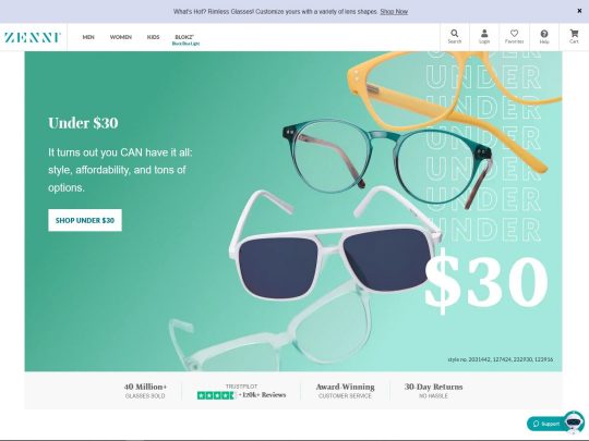 ZenniOptical review, a site that is one of many popular Sunglasses Stores