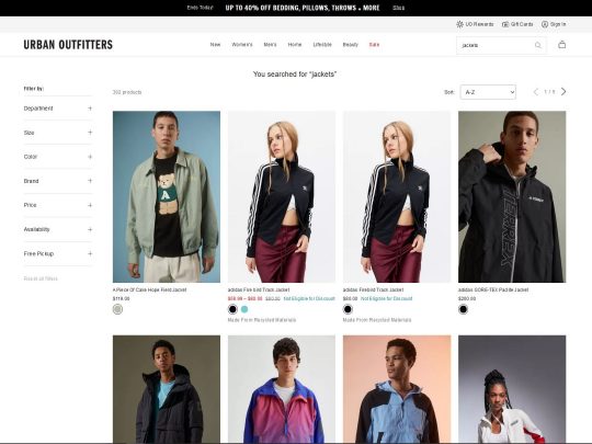 UrbanOutfitters Jackets review, a site that is one of many popular Popular Jacket Stores