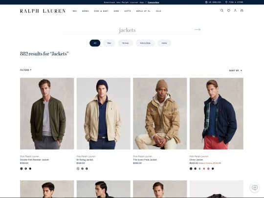 RalphLauren Jackets review, a site that is one of many popular Popular Jacket Stores