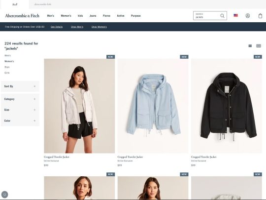 Abercrombie Jackets review, a site that is one of many popular Popular Jacket Stores