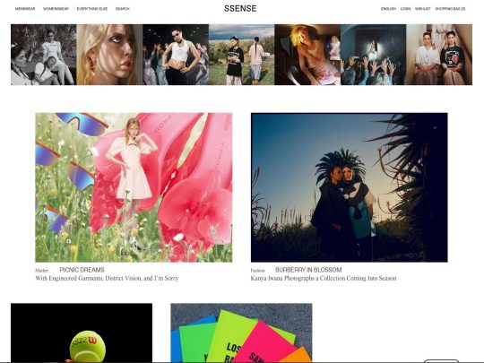 SSense a Fashion Global Platform Selling Clothing From Over 500 Luxury Brands