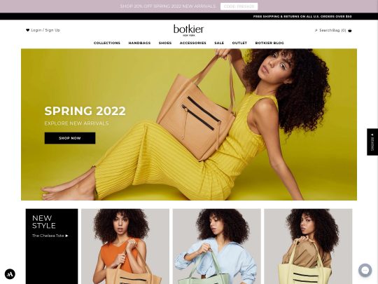 Botkier is a eCommerce Store That Sells Lots of Handbags and Other Things Women Love