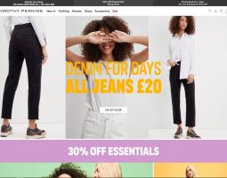 Dorothy Perkins a Female eCommerce Shop With all Types of Clothing For Females