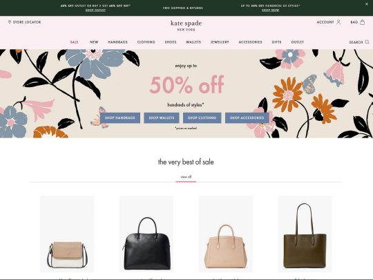 Kate Spade a Luxuy Fashion Design House With Many Clothing Items For Women Handbags and Everything