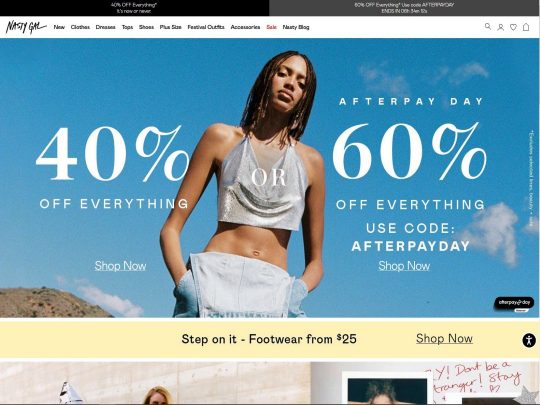 Nasty Gal an American Fashion Retailer For Women That Ships to Over 60 Countries