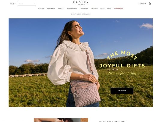 Radley London a Popular Female Store For Clothing Items and Accessories Paricularly Handbags