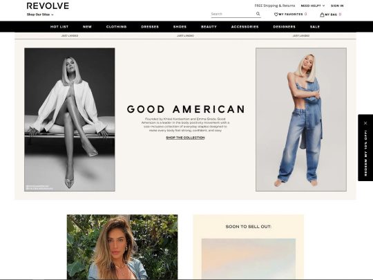Revolve Women - An eCommerce Store With Many Products For Women Find Beauty Products, Dresses, and Many More Here
