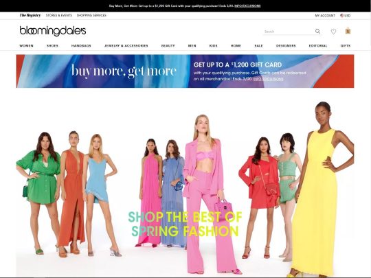 BloomingDales Find Clothes For Men, Women and Kids From Well-Known Iconic Brands