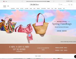 Saks Fifth Avenue an eCommerce Shop With Over 20,000 Clothing Items and Accessories For Men, Women and Kids