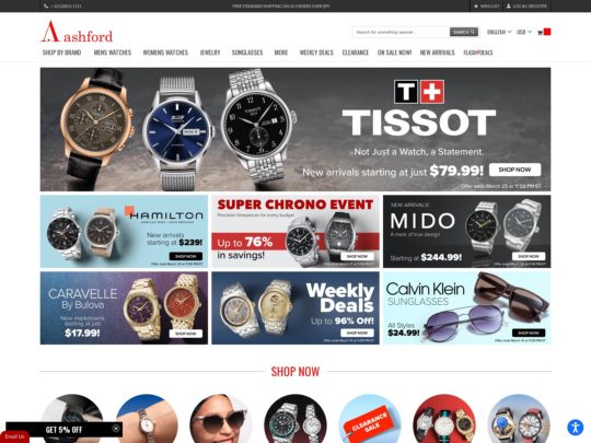 Ashford watches hamilton shop
