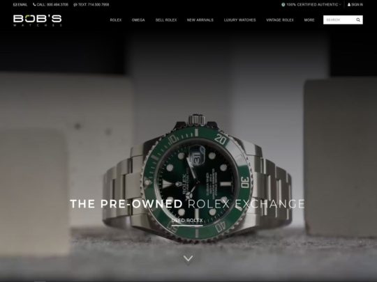 Bob's Watches is the leading online marketplace for buying, selling, and trading used Rolex watches.