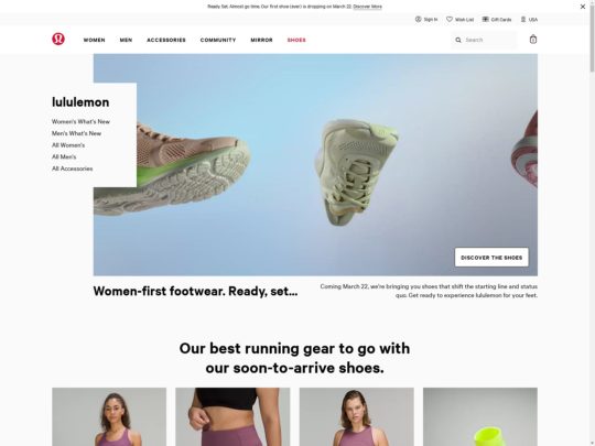 lululemon athletica, Tops