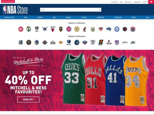 NBA Store Picture