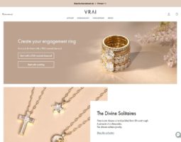 VRAI designs sustainable fine jewelry and engagement rings for life's true moments