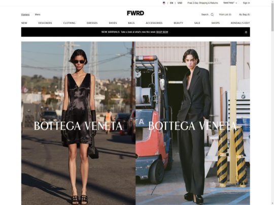 Fwrd review, a site that is one of many popular eCommerce Stores