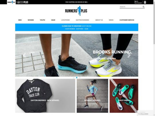 Runners Plus review, a site that is one of many popular Sports Shoe Stores