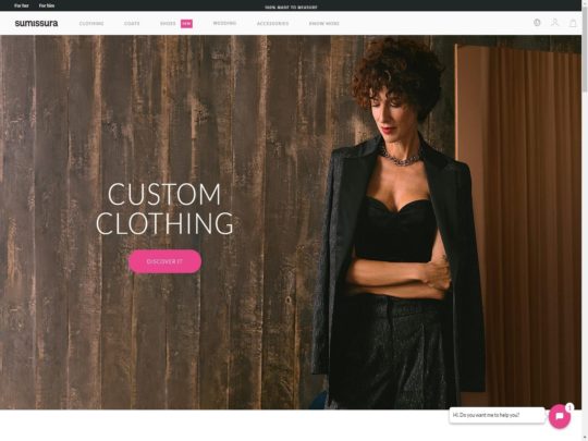 Sumissura review, a site that is one of many popular Women's Tailored Clothing