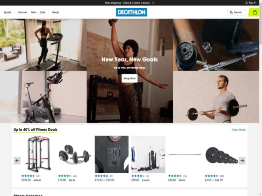 Decathlon review, a site that is one of many popular Sports Clothing Stores