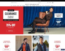 Men's Wearhouse review, a site that is one of many popular Male eCommerce Stores