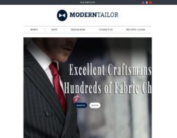 Modern Tailor review, a site that is one of many popular Men's Tailored Clothing