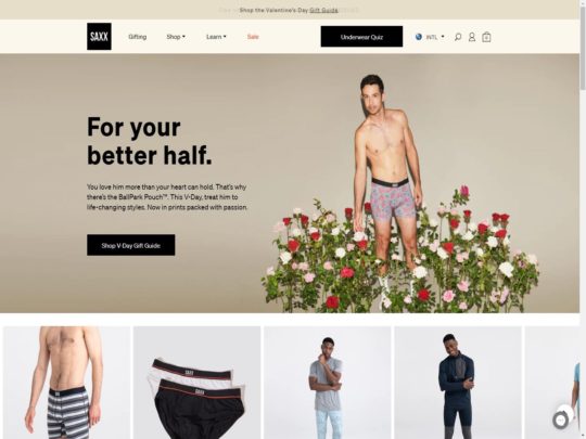 Saxx Underwear review, a site that is one of many popular Men's Underwear Stores