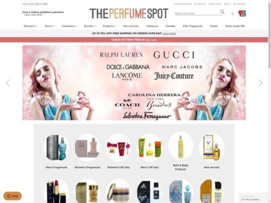 The Perfume Spot review, a site that is one of many popular Popular Fragrance Stores