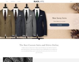 Black Lapel review, a site that is one of many popular Men's Suit Stores