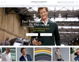 Charles Tyrwhitt review, a site that is one of many popular Male eCommerce Stores
