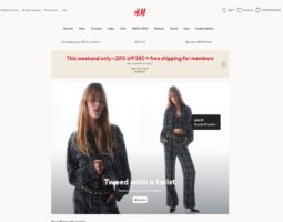 H&M review, a site that is one of many popular eCommerce Stores