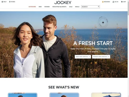 Jockey review, a site that is one of many popular Underwear Stores
