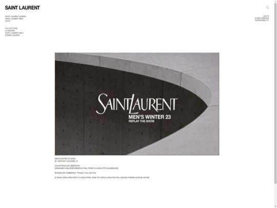 Saint Laurent review, a site that is one of many popular Designer Brands