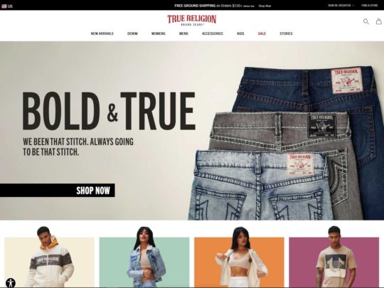 True Religion Jeans review, a site that is one of many popular Stores for Jeans