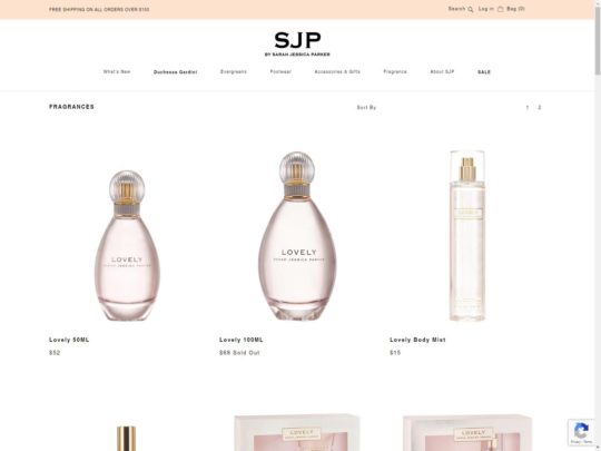 Sarah Jessica Parker review, a site that is one of many popular Celebrity Fragrances