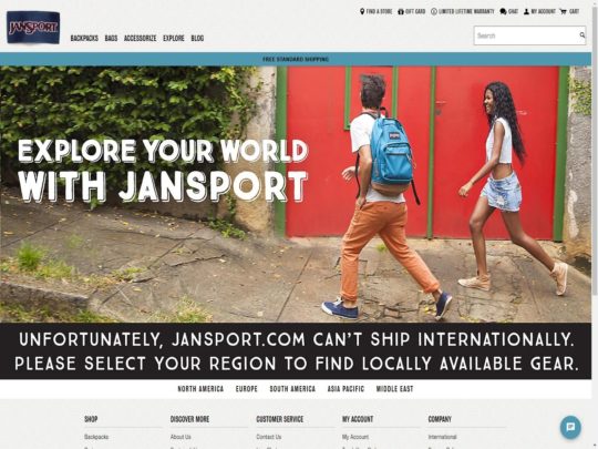 JanSport review, a site that is one of many popular Popular Bag Stores