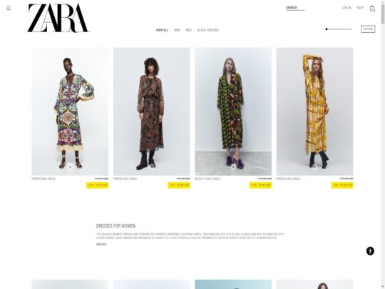 Zara Dresses review, a site that is one of many popular Stores for Dresses
