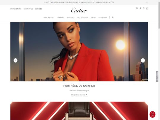 Cartier review, a site that is one of many popular Designer Brands