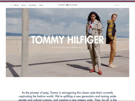 Tommy Hilfiger's latest collection of fashionable clothing, accessories and more available to purchase online