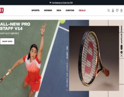 Wilson review, a site that is one of many popular Branded Sports Stores