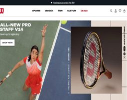 Wilson review, a site that is one of many popular Branded Sports Stores