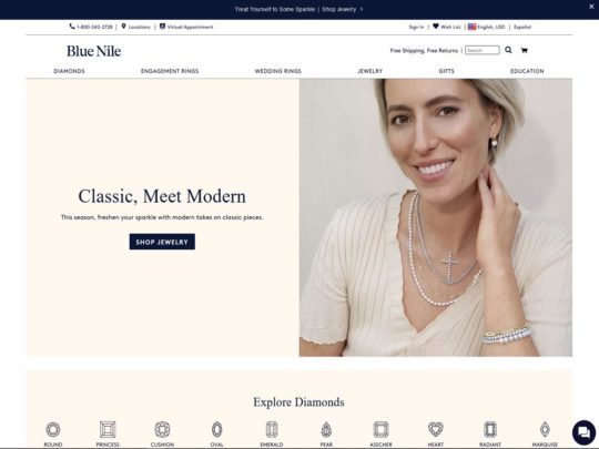 Blue Nile: Shop stunning diamonds and fine jewelry. Find your perfect piece today