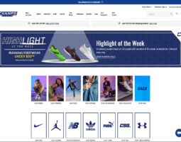 Champs Sports review, a site that is one of many popular Sports Clothing Stores