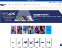 Champs Sports review, a site that is one of many popular Sports Clothing Stores