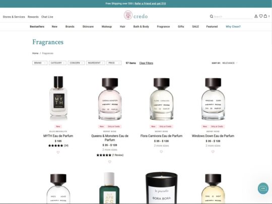 Shop Clean Fragrances at Credo Beauty | Discover Nontoxic Scents and Clean Ingredients