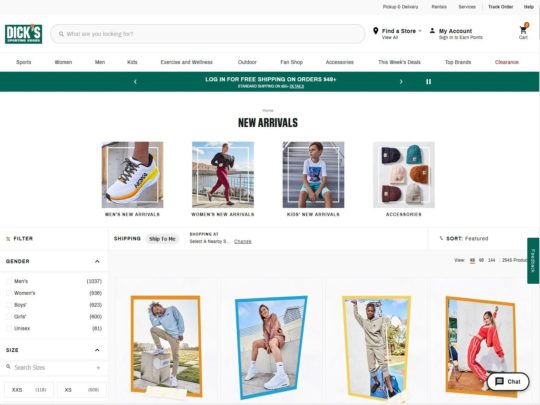 Sports outlet clothing sites